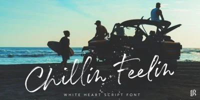 White Heart Font