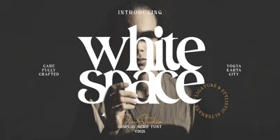 White Space Font
