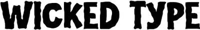 Wicked Type Font