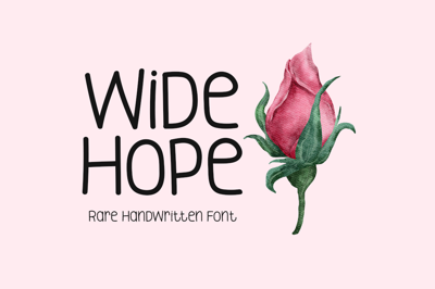 Wide Hope Typeface Free Download