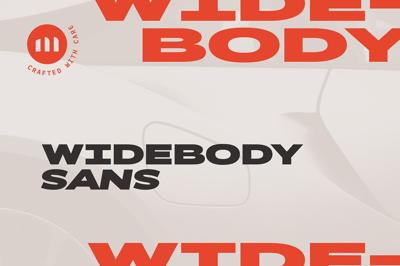 Widebody Sans Free Download