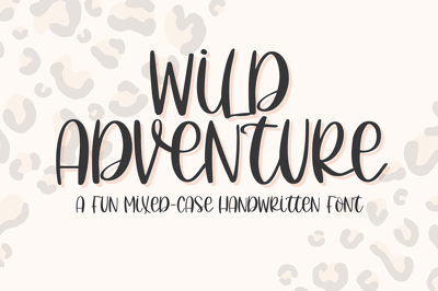 Wild Adventure, Handwritten Script Free Download