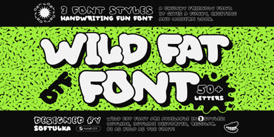 Wild Fat Font Free Download