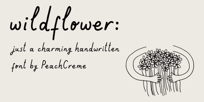 Wild Flower Peach Creme Free Download