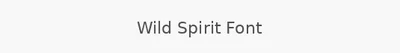 Wild Spirit Font