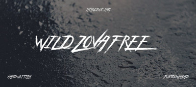 Wild Zova Font Free Download