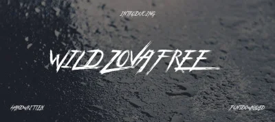 Wild Zova Font
