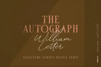 William Letter Signature Script Font