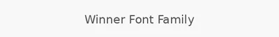 Winner Font Family