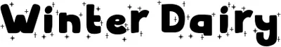 Winter Dairy Font