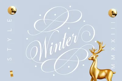 Winter Elegant Fonts Bundle Free Download