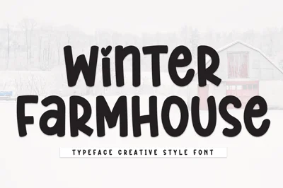 Winter Farmhouse | Script Font