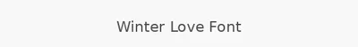 Winter Love Font