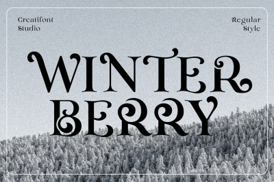 Winterberry - Christmas Serif Font