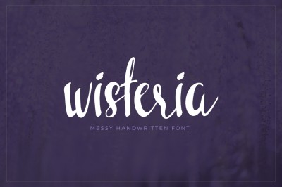 Wisteria Handwritten Font