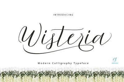 Wisteria Script Font