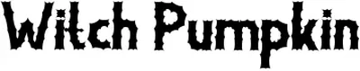 Witch Pumpkin Font