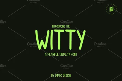 Witty-A Playful Font