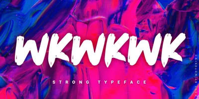 Wkwkwk Font