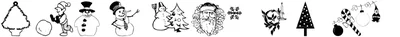 Wm Christmas Font