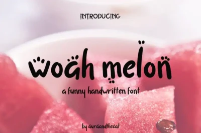 Woah Melon Font Free Download