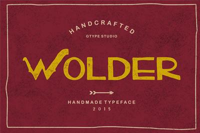 Wolder Typeface Free Download