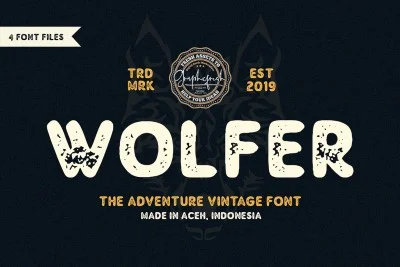 Wolfer | The Adventure Vintage Font