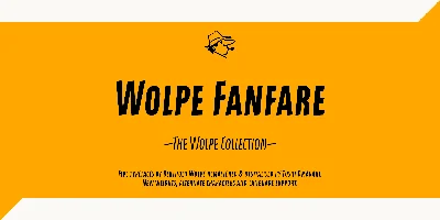 Wolpe Fanfare Font