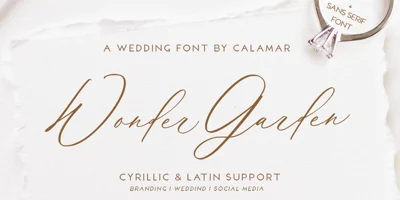 Wonder Garden Font