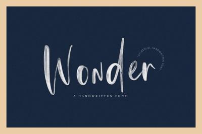 Wonder | SVG Font Free Download