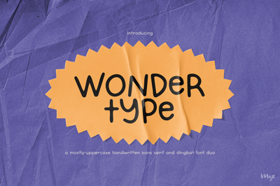 Wondertype — A Font Duo Free Download