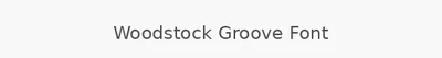 Woodstock Groove Font