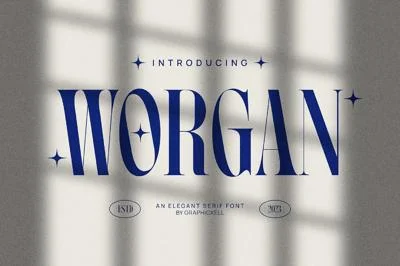 Worgan Elegant Serif Font Typeface