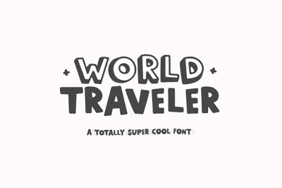 World Traveler | Handwritten Font