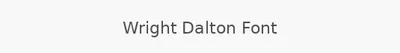 Wright Dalton Font