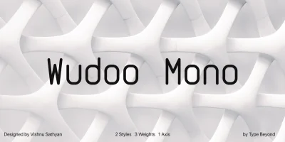 Wudoo Mono Font