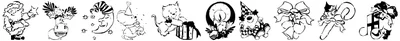 Xmas Promotions Sym Font