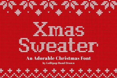 Xmas Sweater Font Free Download