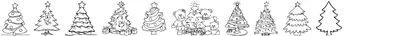 Xmas Tree Font