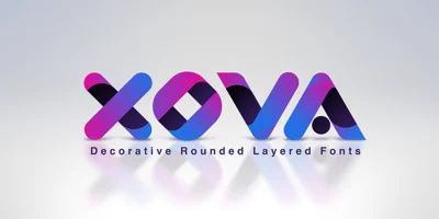 Xova Layered Font