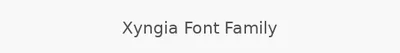 Xyngia Font Family