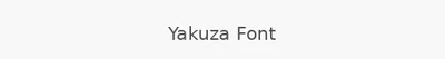 Yakuza Font