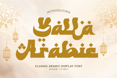 Yalla Arabic - Classic Arabic Display Font