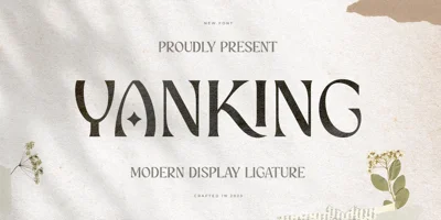 Yanking Font
