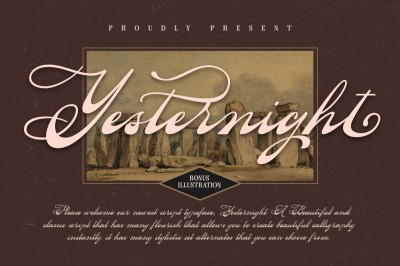 Yesternight Font