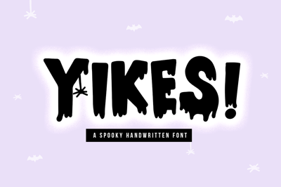 Yikes | Dripping Halloween Font Free Download