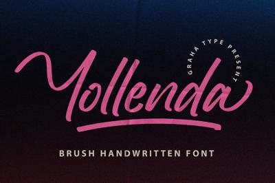 Yollenda - Brush Handwritten Free Download