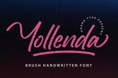 Yollenda - Brush Handwritten Font