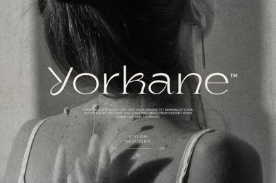 Yorkane - Stylish Half Serif Free Download