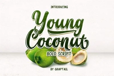 Young Coconut - 30% off + Surprise!! Font